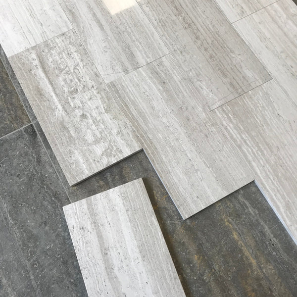 Timber White Marble 6x12 Wall And Floor Tile $9.50/SF All Marble Tiles