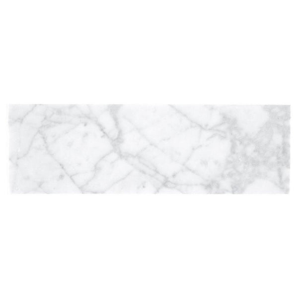 Bianco Carrara 4x12 Polished Marble Tiles $12.50/SF All Marble Tiles