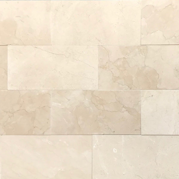 Crema Marfil 6x12 Marble Tile $10.50/SF Honed All Marble Tiles