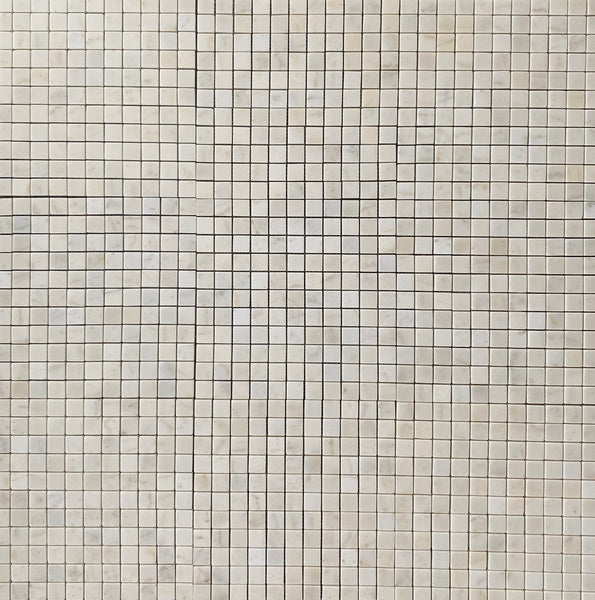 Calacatta Sugar White Marble 1x1 Square Marble Mosaic Tile Polished for Shower Floor | Shower Wall | Kitchen Backsplash | Floor Tile | Wall Tile | Kitchen Floor All Marble Tiles