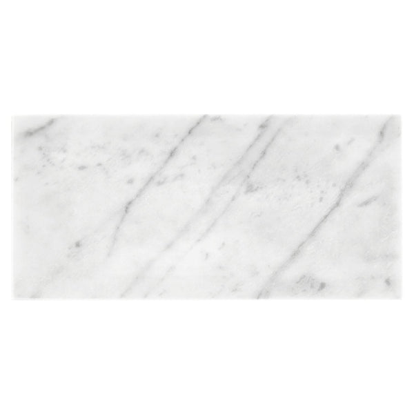 Bianco Carrara 3x6 Marble Tile $10.25/SF Honed All Marble Tiles