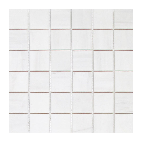 Dolomite 2x2 Square Polished Marble Mosaic Tile All Marble Tiles
