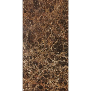 Dark Emperador 6x12 Polished Marble Tile $10.99/SF All Marble Tiles